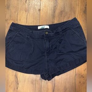Abercrombie & Fitch Dark Blue High Waist Shorts